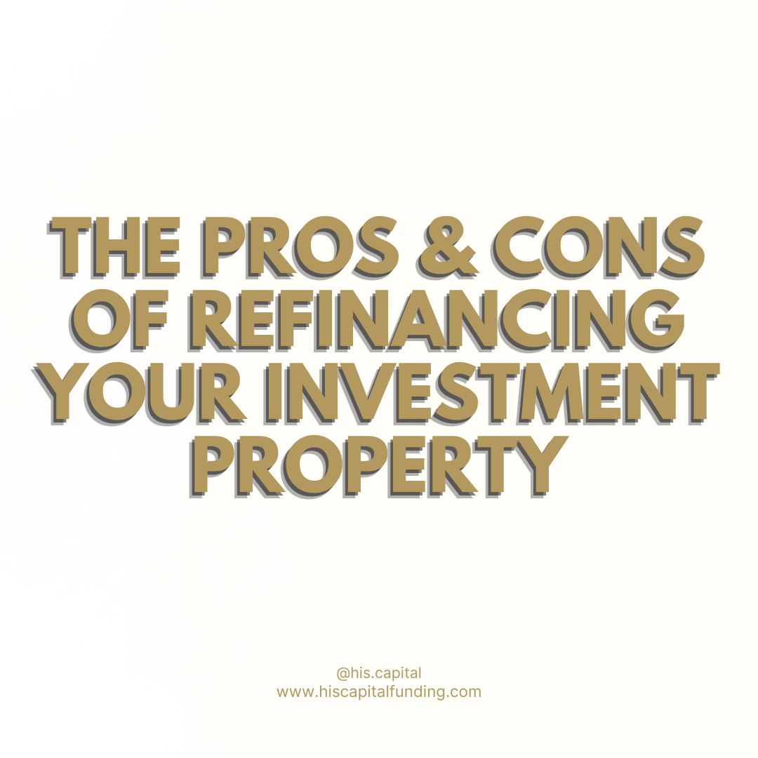 The Pros and Cons of Refinancing Your Investment Property  As a real estate investor, one of the most powerful tools at your disposal is the ability to refinance your properties. Refinance property loans can offer numerous benefits, but they also come with potential drawbacks. We will explore the pros and cons of real estate loan refinancing, helping you make informed decisions about your investment properties. Introduction to Refinancing Refinancing an investment property involves replacing your current mortgage with a new loan, often with different terms or a different lender. There are several reasons why investors might consider refinancing: To secure a lower interest rate To change the loan term To switch from an adjustable-rate to a fixed-rate mortgage (or vice versa) To tap into the property's equity Before diving into the pros and cons, it's important to understand that refinancing an investment property differs from refinancing a primary residence. Lenders typically view investment properties as higher risk, which can affect the terms and requirements of refinance property loans. Pros of Refinancing Real estate loan refinancing can offer several significant advantages for property investors: 1. Lower Interest Rates One of the primary reasons investors refinance is to secure a lower interest rate. If market rates have dropped since you obtained your original loan, refinancing could lead to substantial savings over the life of the loan. Even a small reduction in interest rate can translate to thousands of dollars saved over time.  2. Improved Cash Flow Refinancing to a lower interest rate or extending the loan term can reduce your monthly mortgage payments, improving your property's cash flow. This extra cash can be used for property improvements, to cover operating expenses, or to invest in additional properties. 3. Access to Equity A cash-out refinance allows you to tap into your property's equity. This can be particularly beneficial if your property has appreciated significantly. The funds can be used for: Renovations or improvements to increase the property's value Down payments on additional investment properties Consolidating high-interest debt 4. Conversion of Loan Types Refinancing offers the opportunity to switch between fixed-rate and adjustable-rate mortgages. For example, if you have an adjustable-rate mortgage and interest rates are rising, you might want to refinance to a fixed-rate loan for more predictable payments. 5. Improved Loan Terms Beyond interest rates, refinancing can allow you to negotiate better loan terms. This might include removing private mortgage insurance (PMI) if your property value has increased, or changing other aspects of the loan that are more favorable to your investment strategy. 6. Potential Tax Benefits While you should always consult with a tax professional, the interest on loans for investment properties is often tax-deductible. Refinancing could potentially increase these deductions, especially if you're doing a cash-out refinance to improve the property. Cons of Refinancing While the benefits of refinance property loans can be significant, there are also potential drawbacks to consider: 1. Closing Costs Refinancing isn't free. You'll need to pay closing costs, which typically range from 2% to 5% of the loan amount. These costs can include: Appraisal fees Origination fees Title insurance Attorney fees It's crucial to calculate whether the savings from refinancing will outweigh these upfront costs. 2. Stringent Qualification Requirements Lenders often have stricter requirements for investment property refinances compared to primary residences. You may need: A higher credit score A lower debt-to-income ratio More cash reserves A higher equity percentage in the property 3. Potential for Higher Interest Rates While many investors refinance to lower their interest rate, investment properties typically come with higher rates than primary residences. If market rates have increased since your original loan, you might face a higher rate when refinancing.  4. Extended Break-Even Point The break-even point is how long it takes for the savings from refinancing to exceed the costs. For investment properties, this point can be further out, potentially affecting your long-term investment strategy. 5. Reset Amortization Schedule When you refinance, your amortization schedule resets. This means you'll be paying mostly interest in the early years of the new loan, which could impact your tax deductions and overall return on investment. 6. Prepayment Penalties Some loans come with prepayment penalties. If your current loan has such a clause, you might face significant fees for refinancing before a certain period has passed. Key Considerations When contemplating real estate loan refinancing, consider the following factors: Long-Term Plans: How long do you intend to hold the property? Refinancing may not be worthwhile if you plan to sell in the near future. Market Conditions: What are the current interest rates and market trends? Timing can significantly impact the benefits of refinancing. Property Value: Has your property appreciated? This can affect your ability to remove PMI or qualify for better terms. Investment Strategy: How does refinancing align with your overall investment goals? Will it help you expand your portfolio or improve returns? Tax Implications: Consult with a tax professional to understand how refinancing might affect your tax situation. Opportunity Cost: Consider what else you could do with the money you'd spend on closing costs. Could it be better invested elsewhere? Real-Life Examples Let's look at two scenarios to illustrate the potential impacts of refinancing an investment property: Scenario 1: The Cash Flow Booster John owns a duplex with a $200,000 mortgage at 5% interest. His monthly payment is $1,074. By refinancing to a new $200,000 loan at 3.5% interest, his payment drops to $898, improving his monthly cash flow by $176. Closing costs: $6,000 Monthly savings: $176 Break-even point: 34 months (6,000 / 176) In this case, if John plans to hold the property for more than 3 years, refinancing could be beneficial.  Scenario 2: The Equity Tapper Sarah has a single-family rental worth $300,000 with a $150,000 mortgage. She does a cash-out refinance for $225,000, allowing her to pull out $75,000 in equity. She uses this to make a down payment on another rental property. While her monthly payment on the refinanced property increases, the additional rental income from the new property more than offsets this, improving her overall investment returns. Conclusion and Advice Refinancing an investment property can be a powerful strategy for real estate investors, but it's not without risks. The decision to refinance should be based on a careful analysis of your specific situation, including your long-term investment goals, current market conditions, and the particulars of your property and existing loan. Here are some final pieces of advice for investors considering refinance property loans: Do the Math: Carefully calculate the costs and potential savings of refinancing. Make sure the numbers make sense for your situation. Shop Around: Don't settle for the first offer you receive. Compare rates and terms from multiple lenders to find the best deal. Consider the Timing: Look at market trends and your own investment timeline. Refinancing should align with your long-term strategy. Consult Professionals: Talk to a financial advisor, tax professional, and real estate attorney to fully understand the implications of refinancing. Look at the Big Picture: Consider how refinancing one property fits into your overall real estate investment portfolio and financial goals. Prepare Thoroughly: If you decide to refinance, gather all necessary documentation and work on improving your credit score to qualify for the best terms possible. Remember, while refinancing can offer significant benefits, it's not always the right move. By carefully weighing the pros and cons and considering your unique circumstances, you can make an informed decision about whether real estate loan refinancing is the right strategy for your investment property. Are you considering refinancing your investment property? Contact HIS Capital Funding today to explore your options and get expert advice tailored to your investment goals