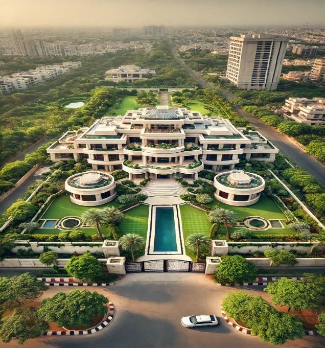 How Gautam Adani's Shantivan House in Ahmedabad Will Look After 100 Years - Check AI Images