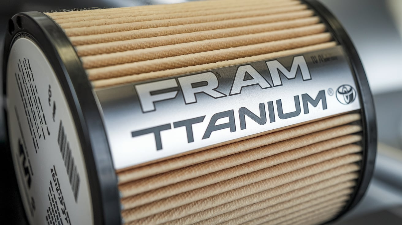 Fram Titanium oil filter for the Toyota RAV4 2012 V6 engine