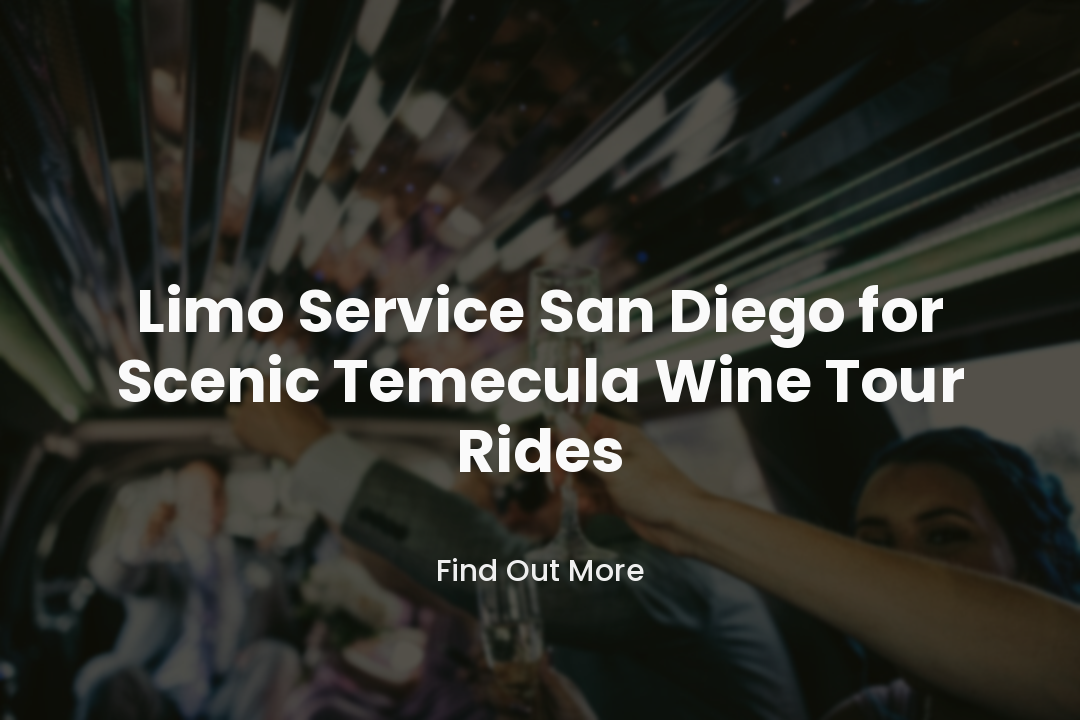 Limo Service San Diego for Scenic Temecula Wine Tour Rides