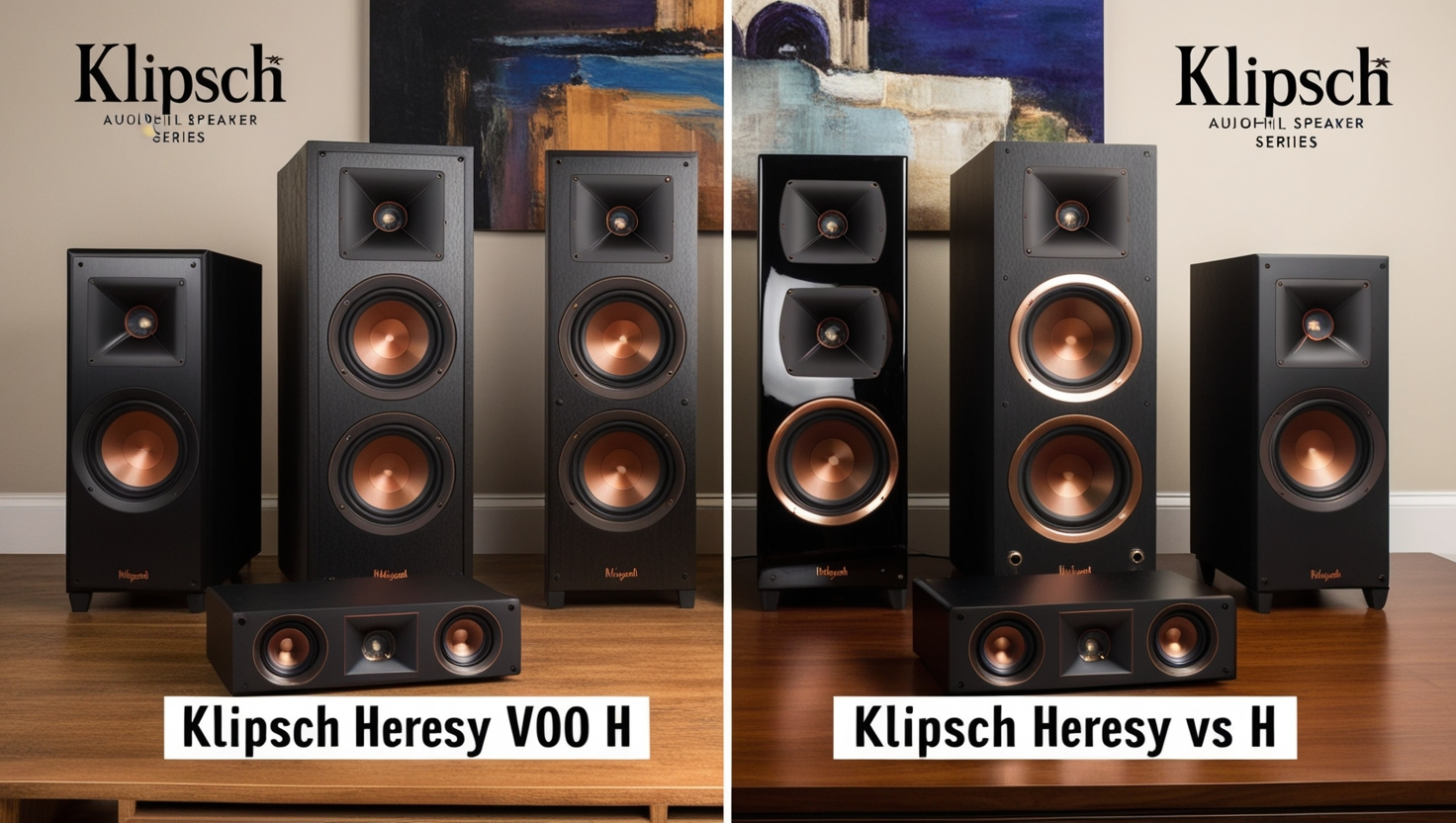 Klipsch Heresy H00 vs H
