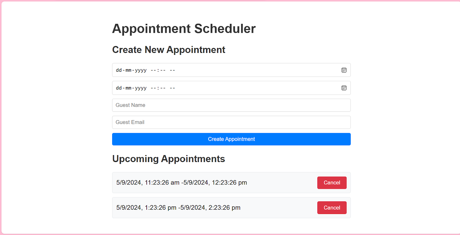 How to create an appointment scheduler in your React app