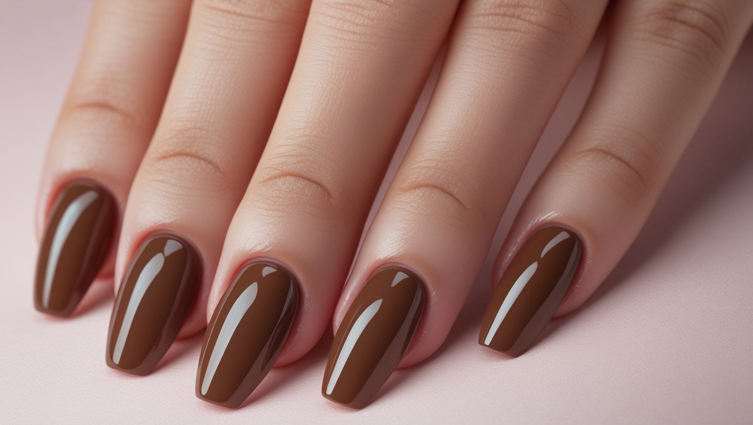 How to Get the Perfect Light Brown Nails Color Backstageviral.com