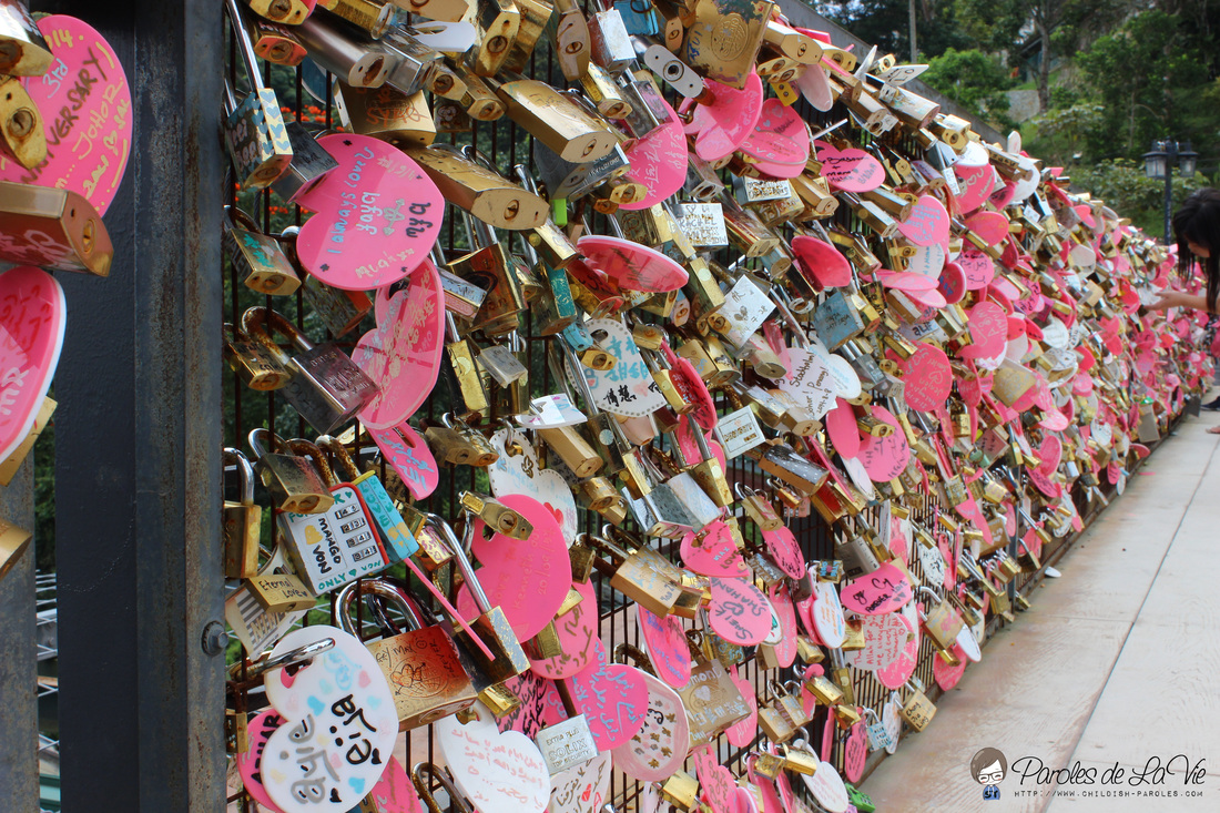 top sights on penang hill love lock penang hill