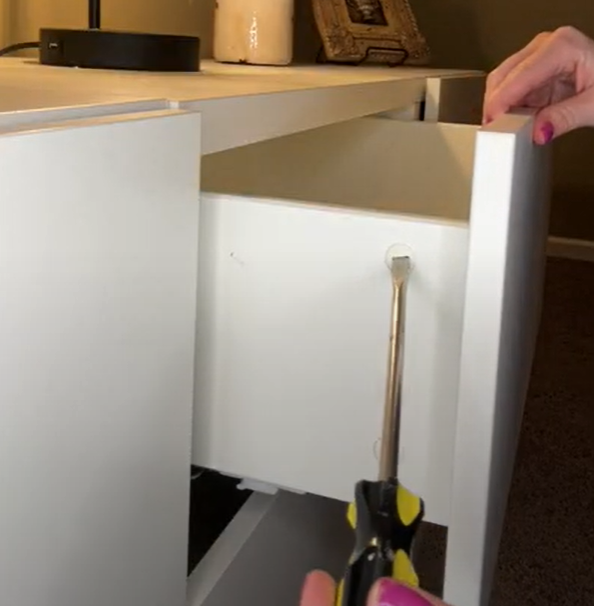 ikea hack for besta cabinet