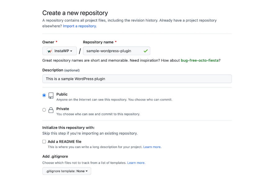 Create your GitHub repository 