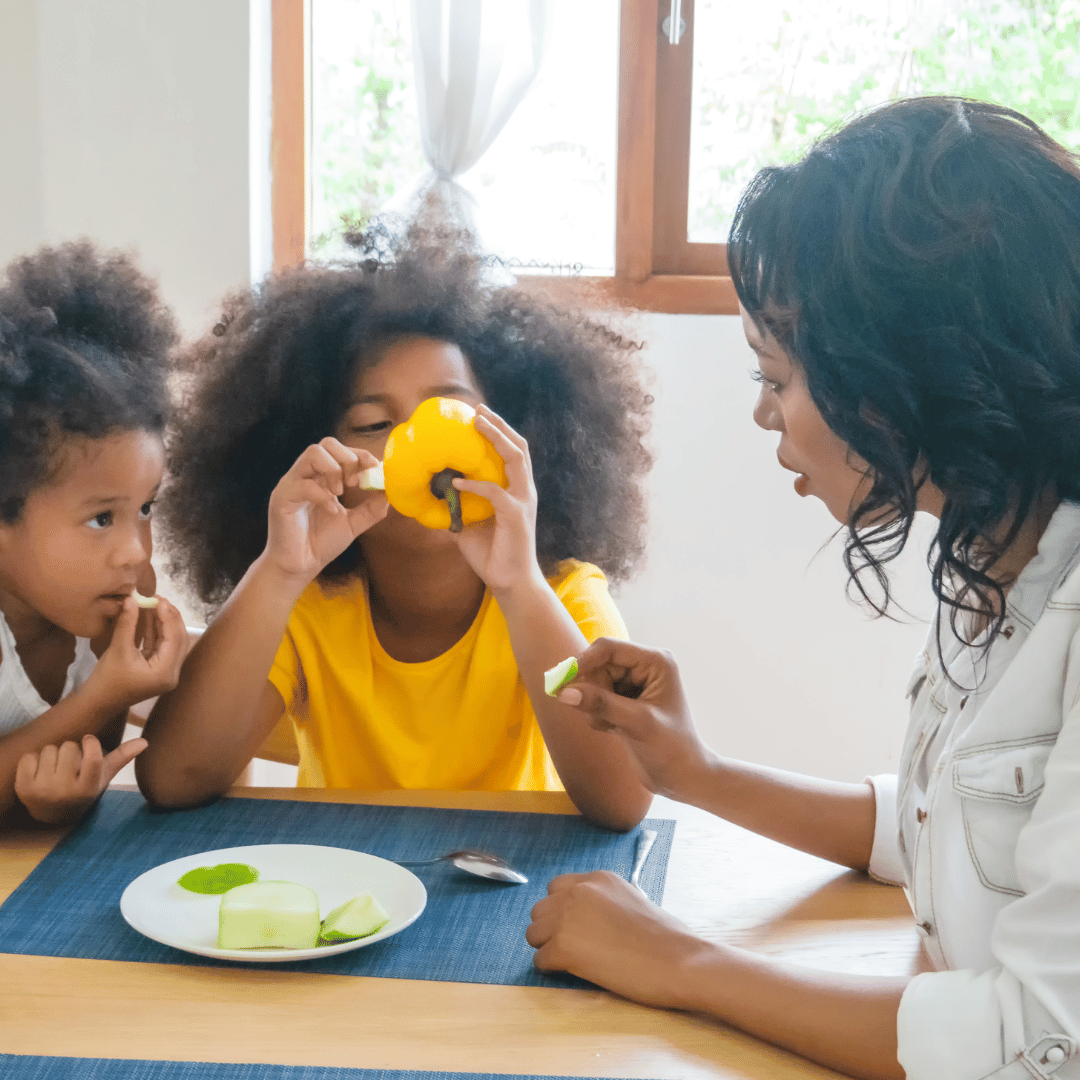 Teaching with fruits and vegetables