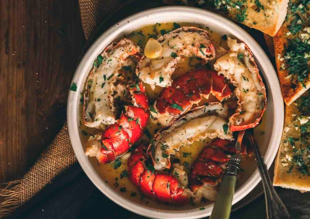 Butter-Poached Lobster Tails