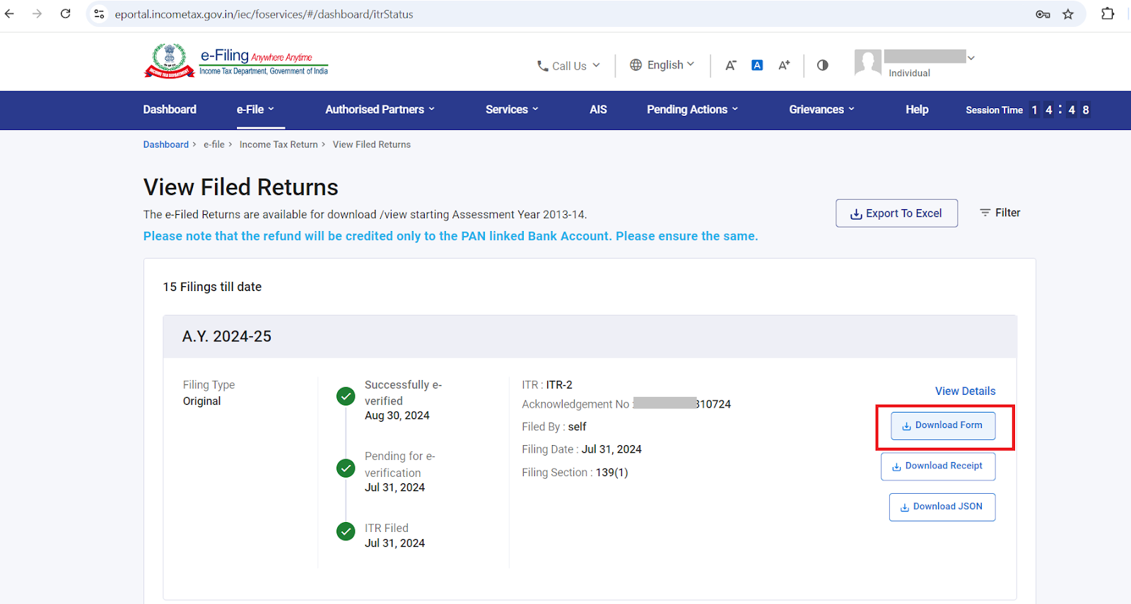 Form ITR-V: How to Download Your ITR-V from the Income Tax Department's ...