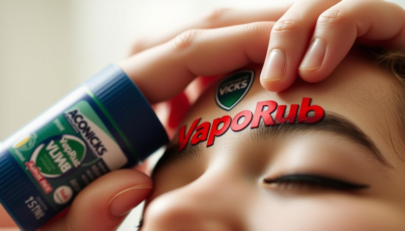 how to use vicks vaporub for headaches