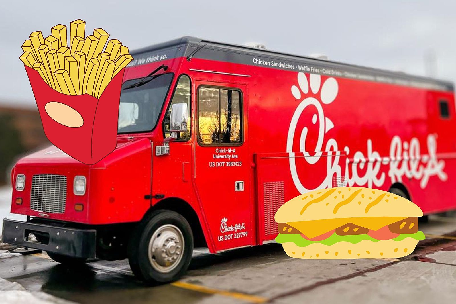 chick fil a food truck