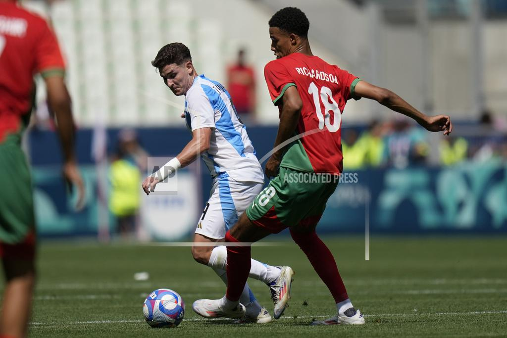 Nhìn lại sự cố hi hữu “có một không hai” trong trận Olympic Argentina - Morocco - Ảnh 2.