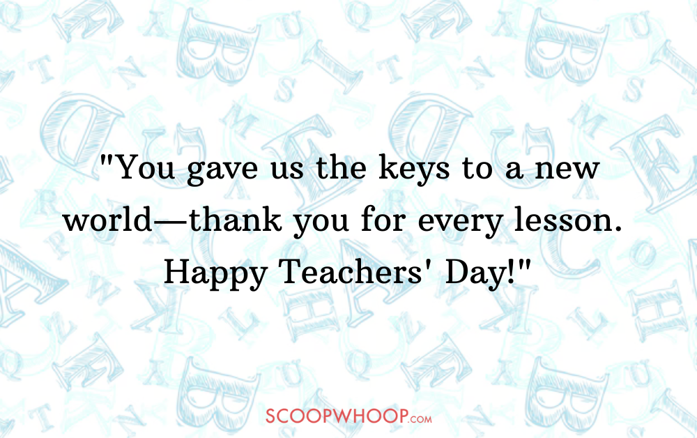 teachers day wishes for english teacher