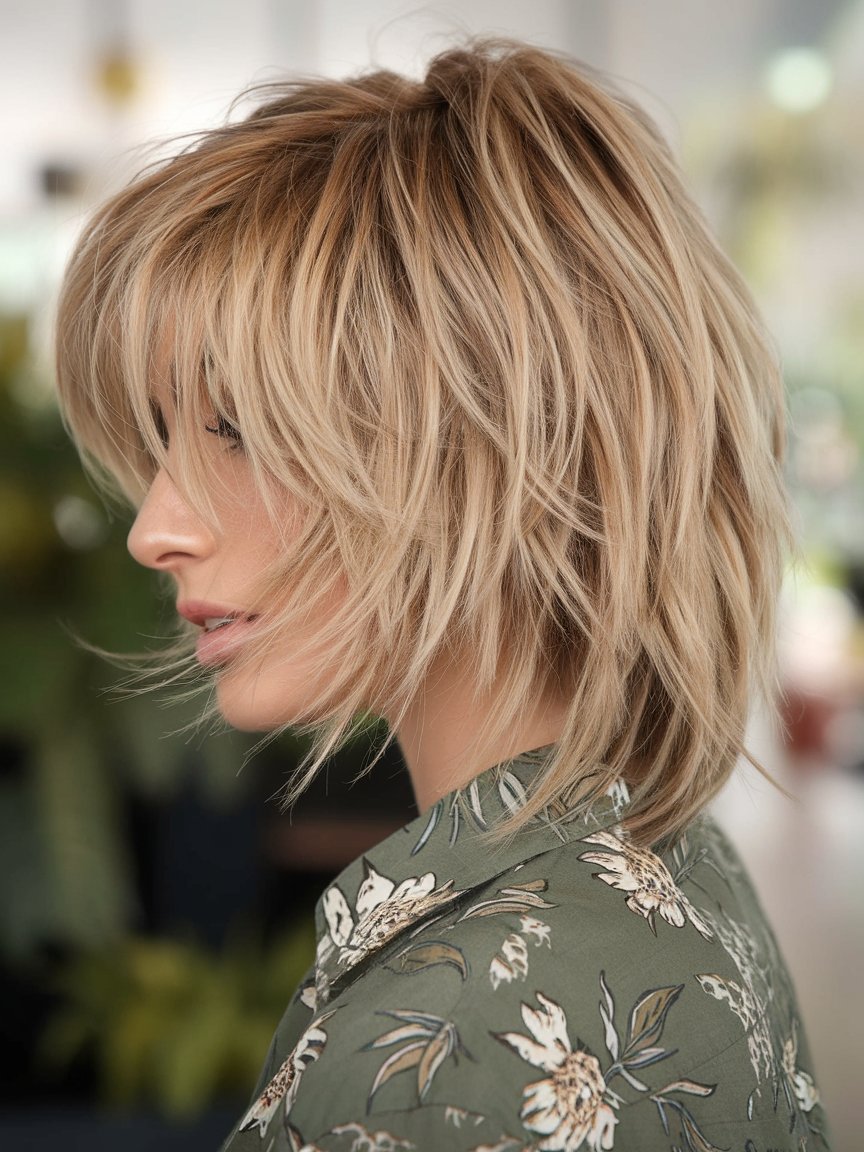 7. Choppy Long Pixie with Face-Framing Layers