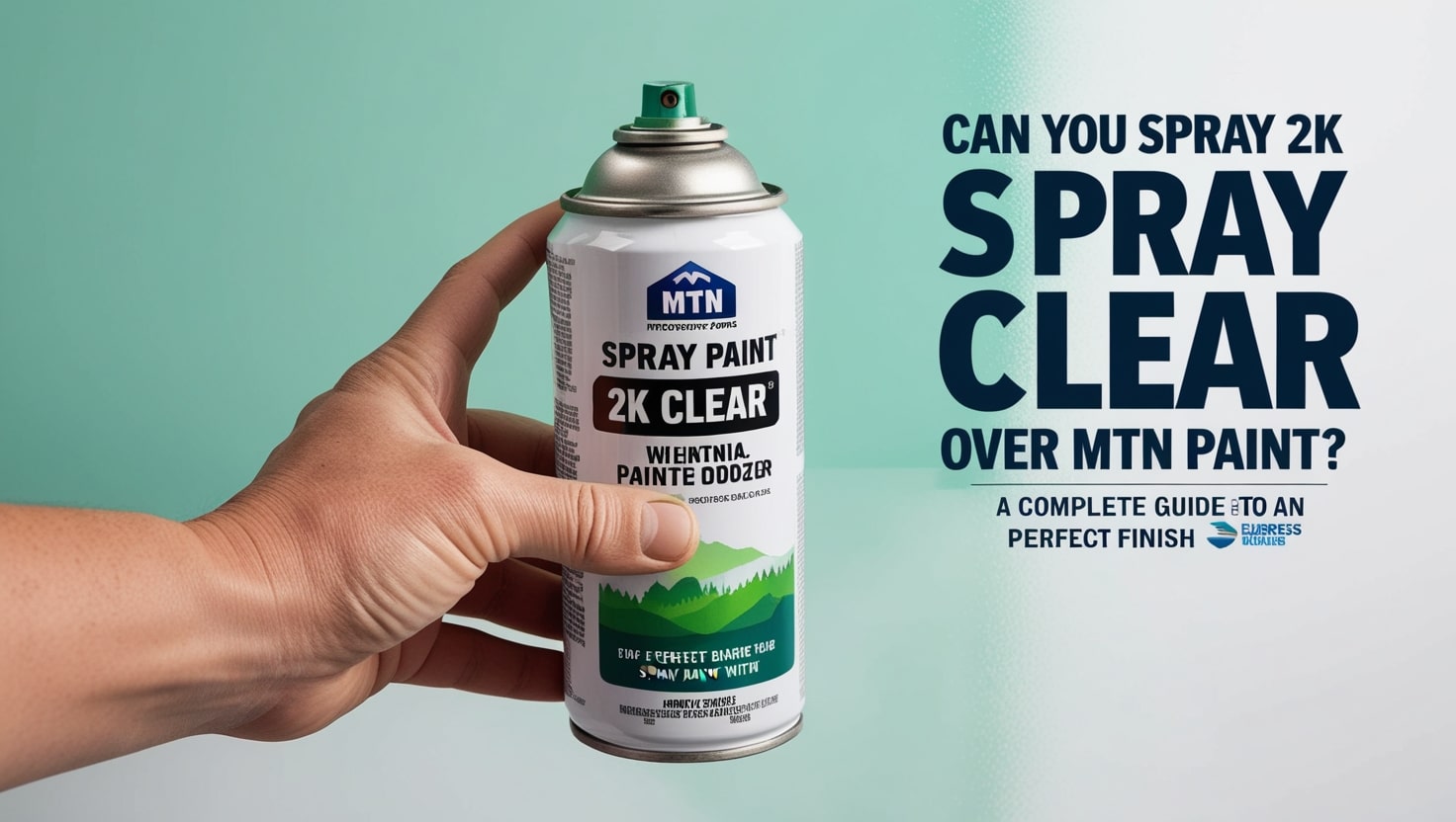 Can you spray 2K clear over MTN spray paint