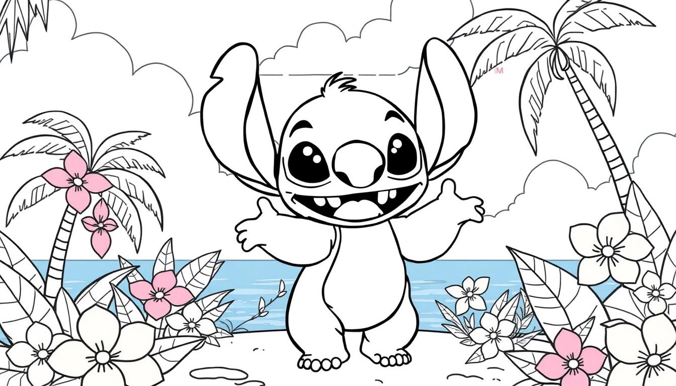 Stitch colorido