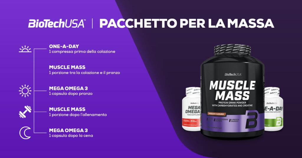 Tutto quello che c’è da sapere sui muscle gainers - Pacchetto per la massa