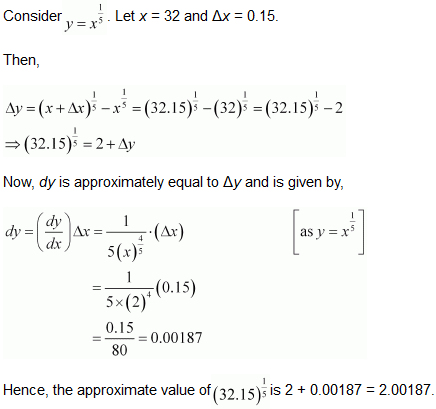 NCERT Solutions for Class 12 Maths Application of Derivatives/image155.png