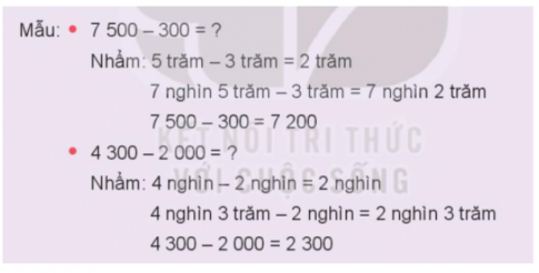 BÀI 55. PHÉP TRỪ TRONG PHẠM VI 10 000Hoạt độngBài 1: TínhGiải nhanh:Bài 2: Đặt tính rồi tínhGiải nhanh:Bài 3: Sông Nin là sông dài nhất thế giới với chiều dài 6 650 km. Sông Hồng dài 1 149 km. Hỏi sông Nin dài hơn sông Hồng bao nhiêu ki-lô-mét?Giải nhanh:Sông Nin dài hơn sông Hồng: 6 650 - 1 149 = 5 501 km.Luyện tập