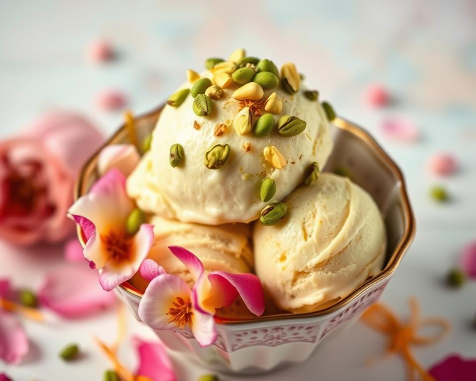 salt and straw pistachio saffron rose ice cream recipe