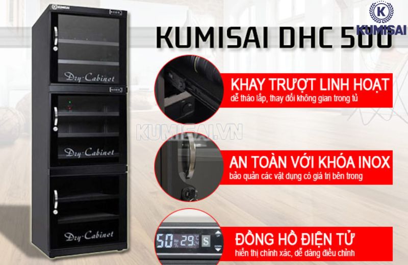 Tủ chống ẩm Kumisai DHC 500