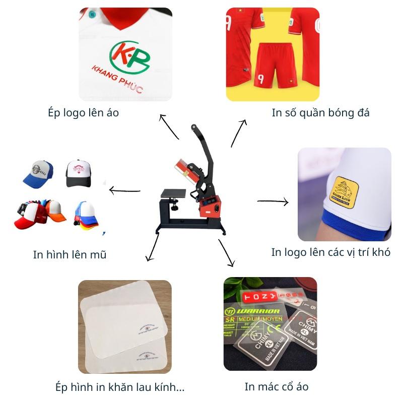Thiết bị được sử dụng để in ấn logo lên nhiều chất liệu khác nhau