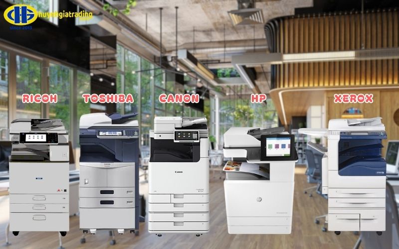 Top thương hiệu và model máy photocopy cho thuê phổ biến nhất