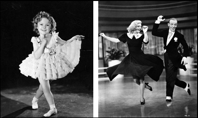 Shirley Temple and Ginger Rogers