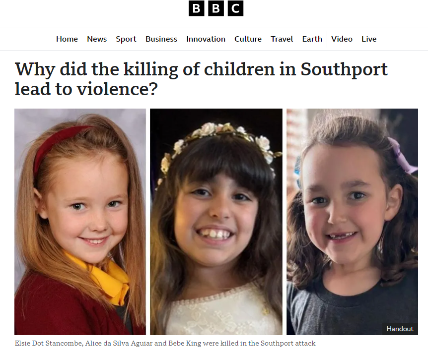 Fatal Stabbing of Three Young Girls in England