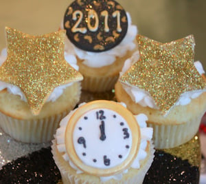 Happy New Years Eve Cupcakes