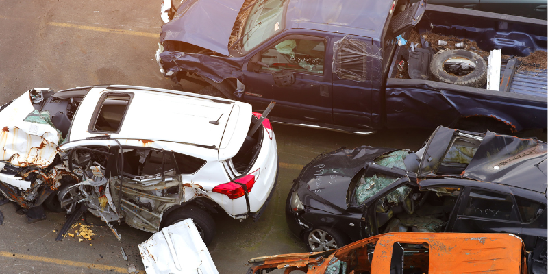 Victim's death following a car accident involving criminal conduct