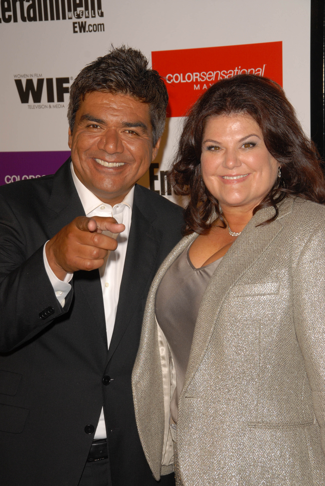 Une photo de Ann Serrano  etde George Lopez.