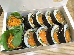 This contain an image of   kimbap restaurant