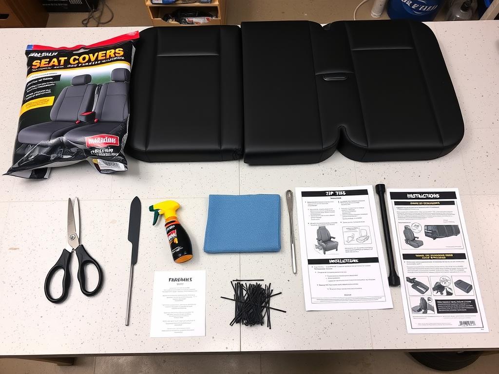 Tools needed for installing custom seat covers for trucks