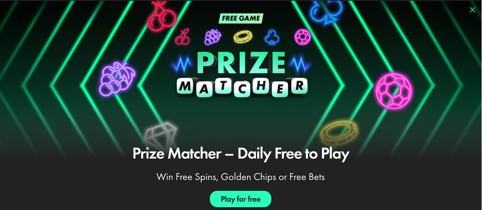 bet365 Free Games Prize Matcher