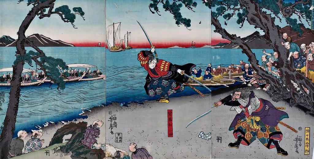 duel between Musashi and Kojiro