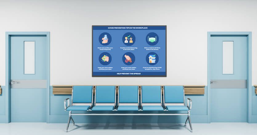 More digital notice boards for healthcare facilities
