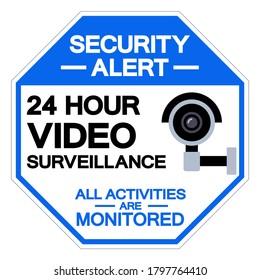 2,683 24 Hour Surveillance Sign Images, Stock Photos, 3D objects, & Vectors | Shutterstock