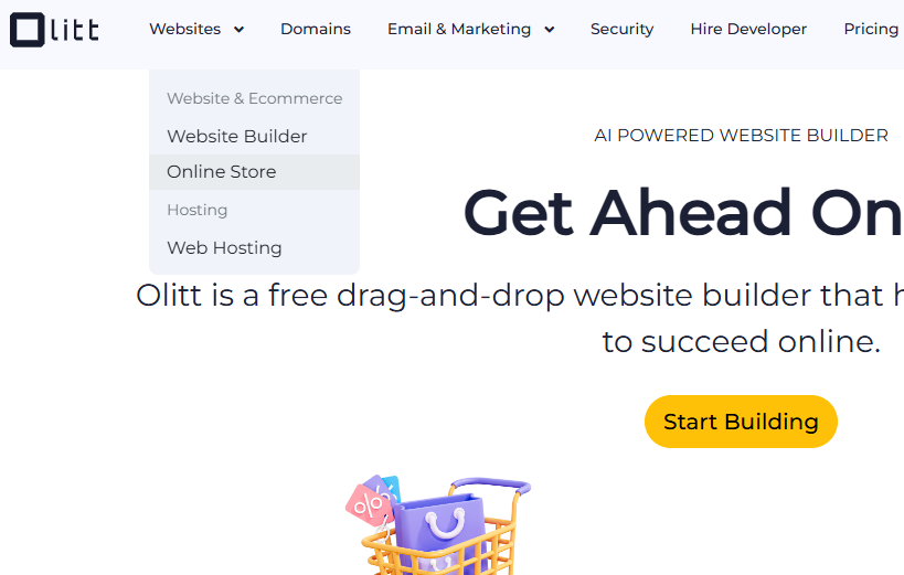 Olitt website builder