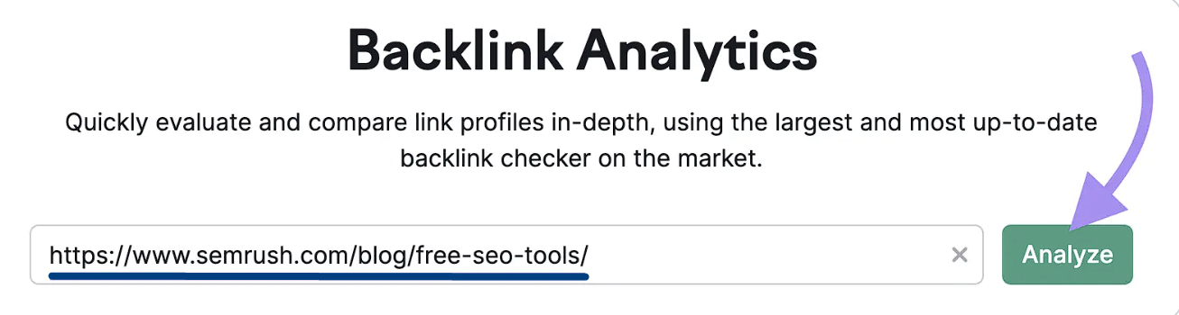 Backlink Analytics Tools