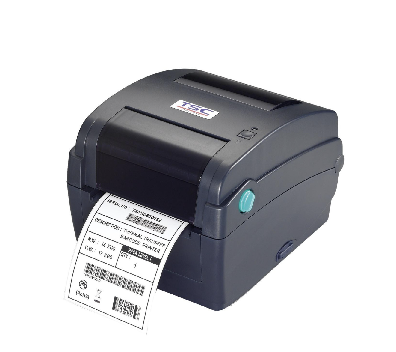 TSC TTP-244CE 4" Wide 203 dpi Desktop Thermal Transfer Barcode Label Printer | 99-033A031-0001