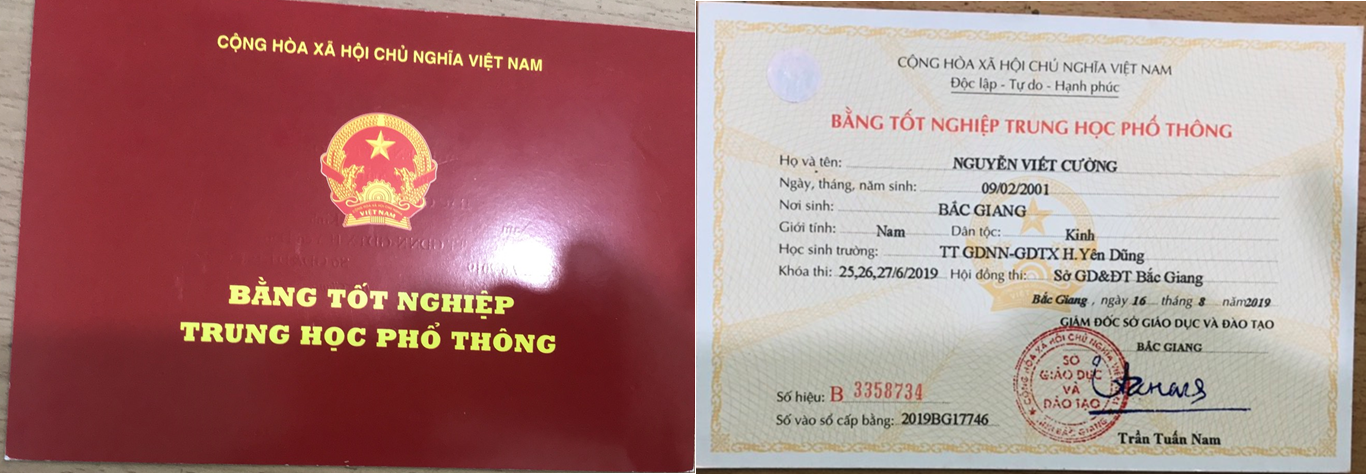 Dịch Vụ Làm Bằng Cấp 3 Bổ Sung Hồ Sơ Xin Việc