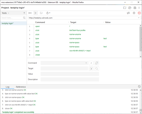 Selenium Login Script