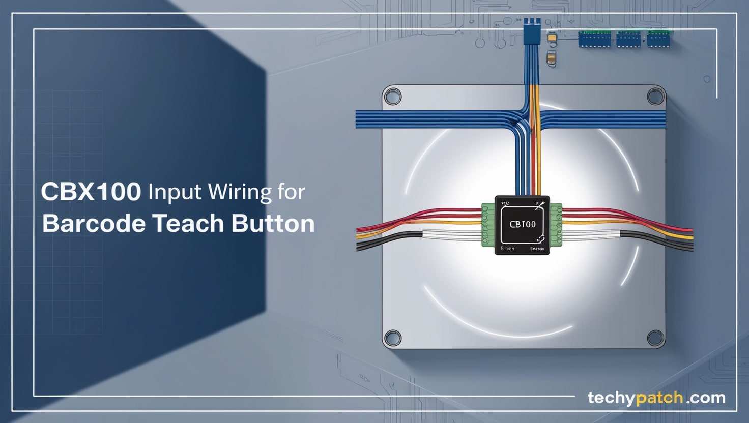 Wiring CBX100 Input For A Barcode Teach Button