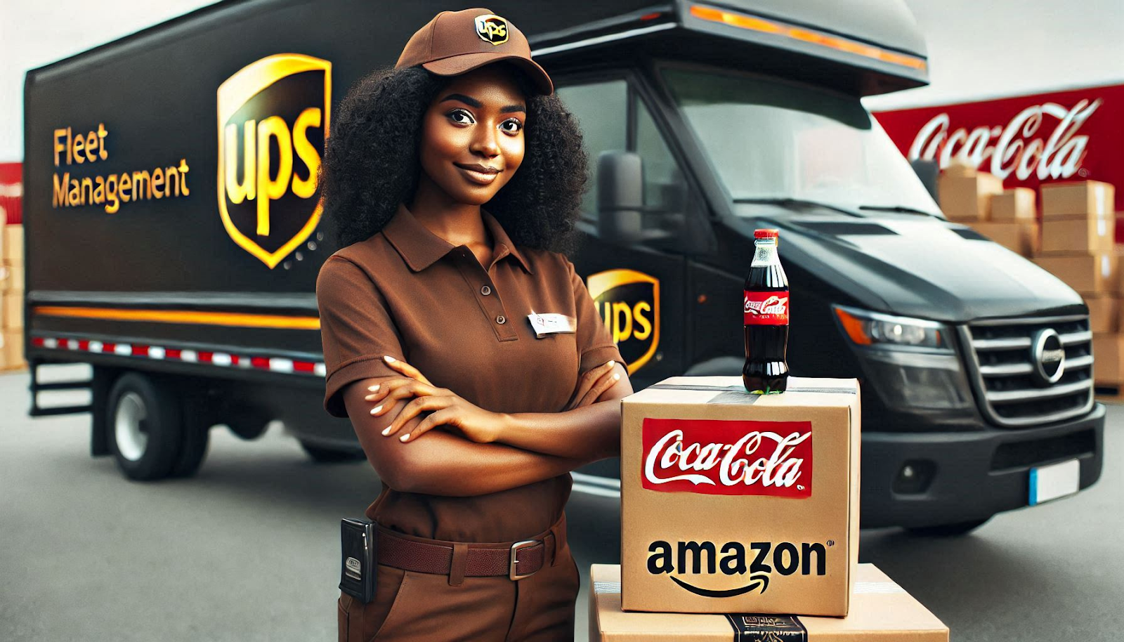 UPS a global leader in logistics, Coca-Cola manages a vast fleet, Amazon's fleet management