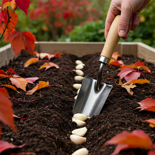 How to Plant Garlic Herbs