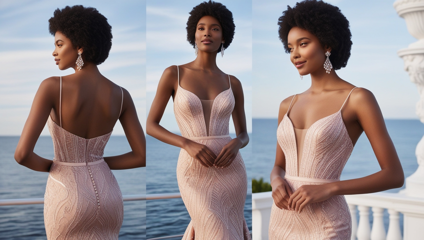 Spaghetti Straps Mermaid Long Prom Dress AST905
