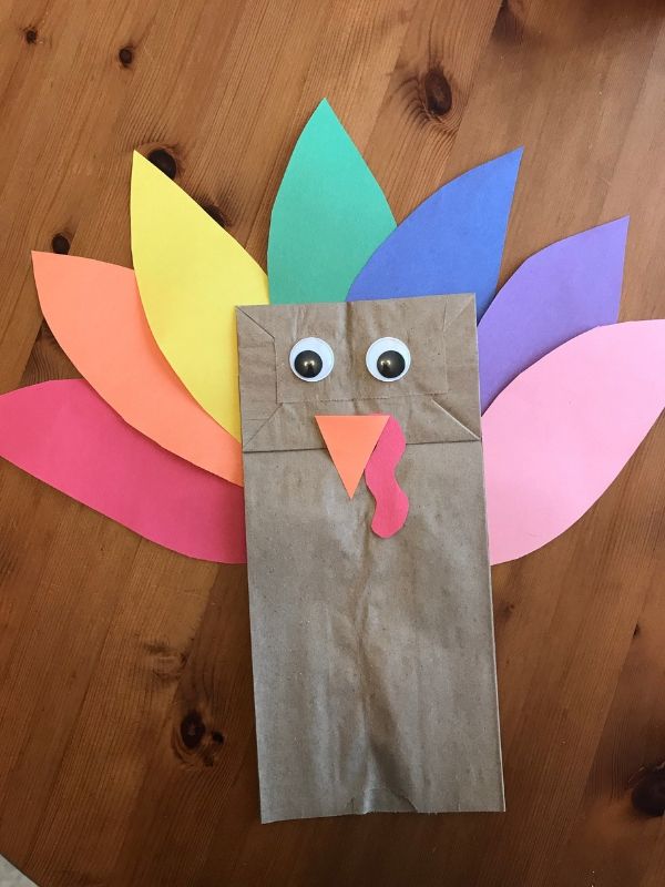 Paper Bag Turkey Craft