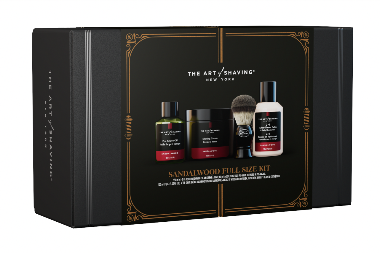 Sandalwood Full Size Kit from The Art of Shaving New York