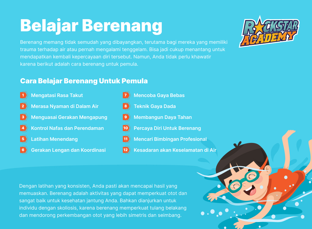 Tips Belajar Renang untuk Pemula